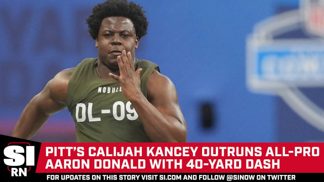 Calijah Kancey at the Combine
